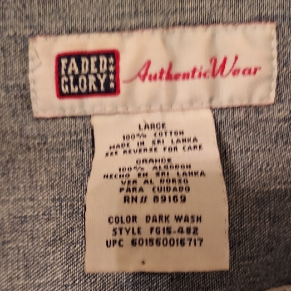 Faded Glory Blue Denim Jacket - Picture 2 of 5